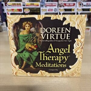 Rare Angel Therapy Meditations Doreen Virtue CD-Audio Book Music Church